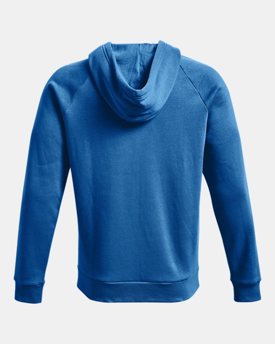 Men's UA Rival Fleece Chroma Full-Zip Hoodie in Blue image number 5